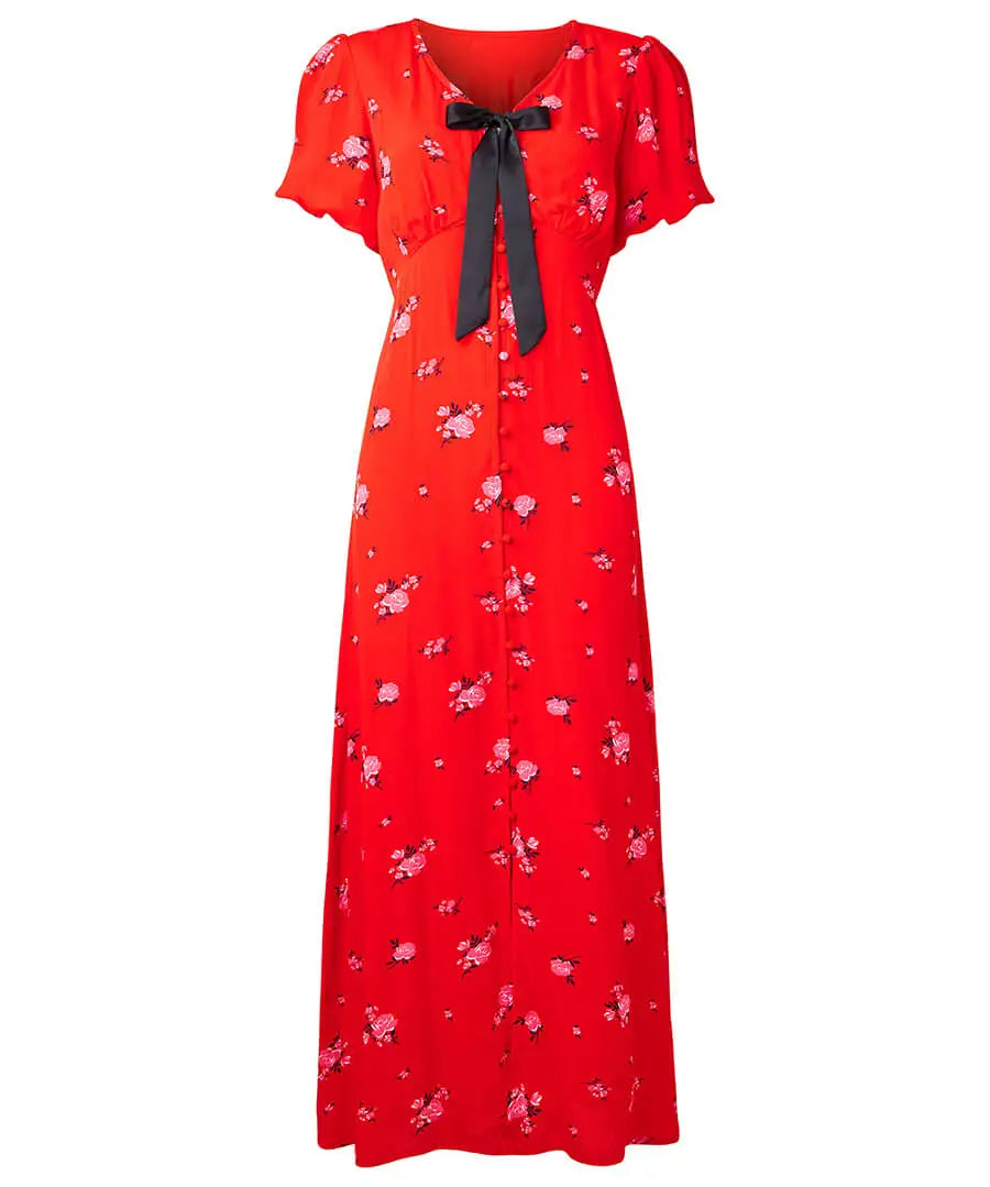 Audrey Floral Maxi Dress