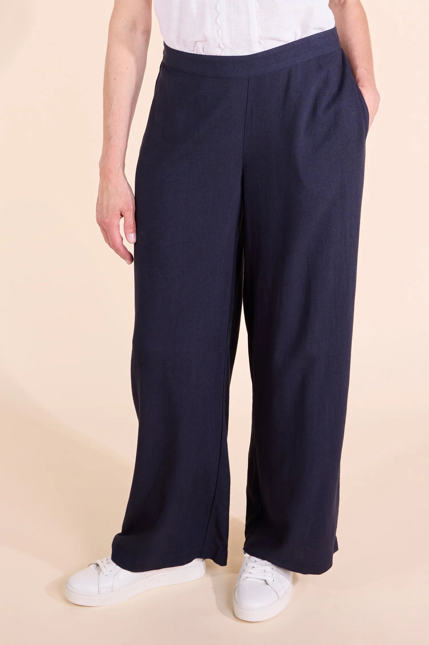 Linen Wide Leg Trouser