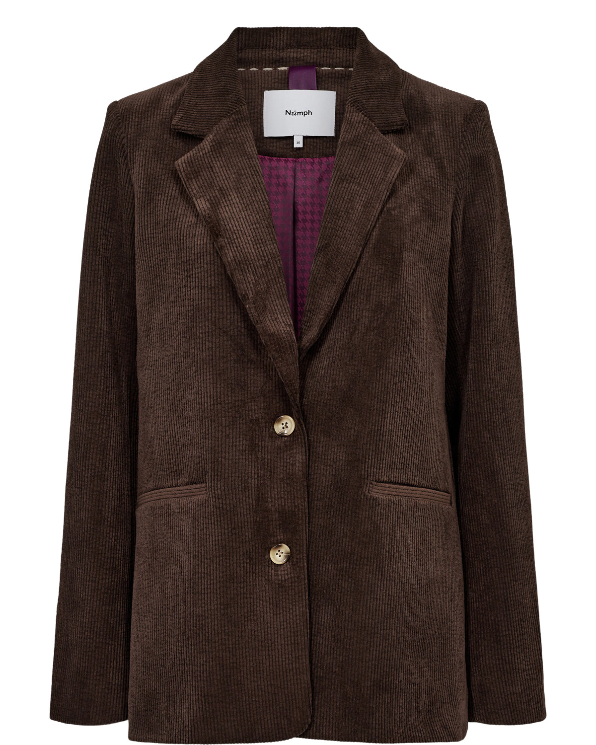 Nuthea Corduroy Blazer -Coffee