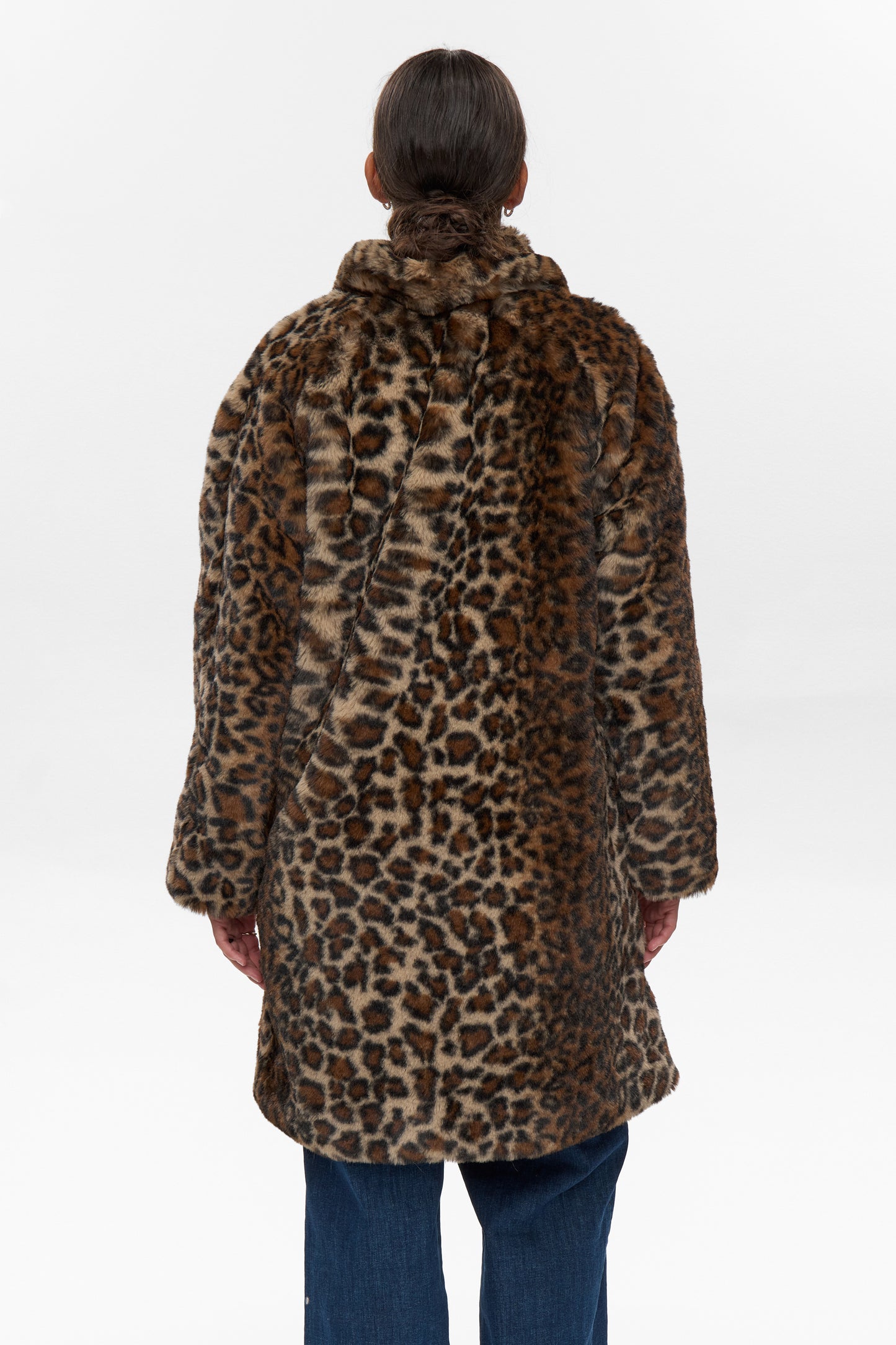 Nululla Coat - Leopard Faux Fur