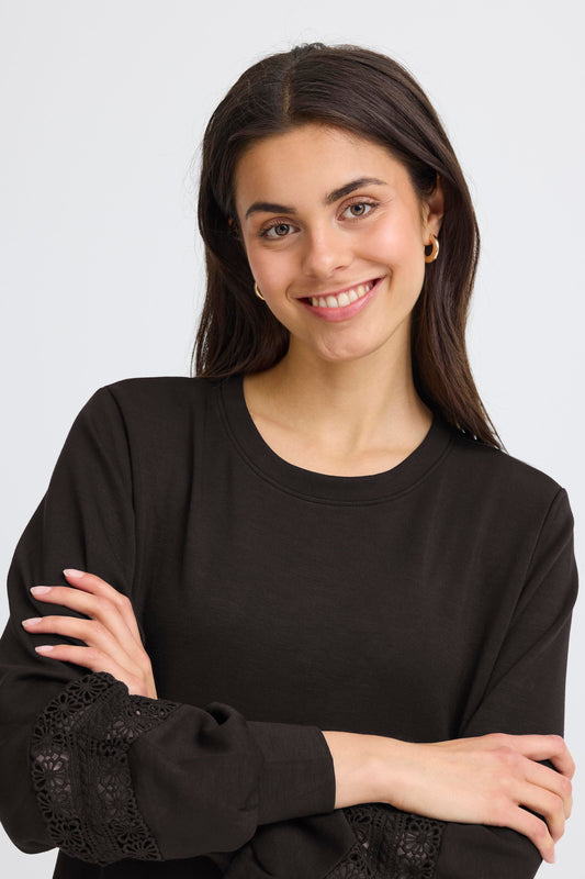 Fraurora Jumper Black