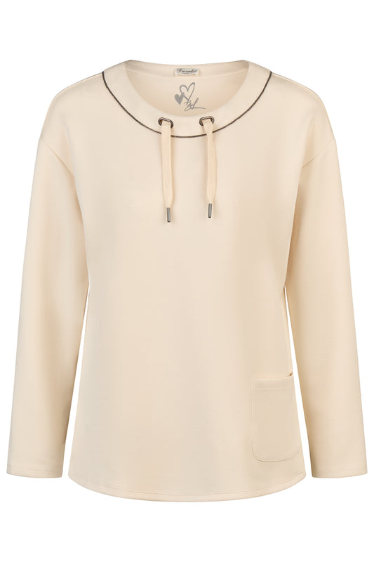 Lebek Cream Sweater