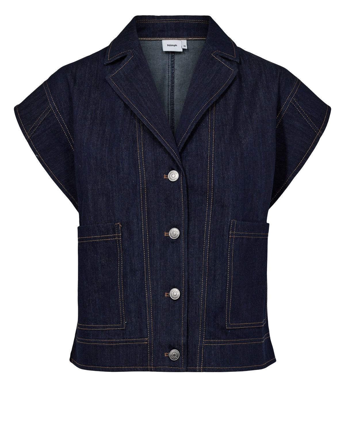 Nuchiku Dark Blue Denim Waistcoat