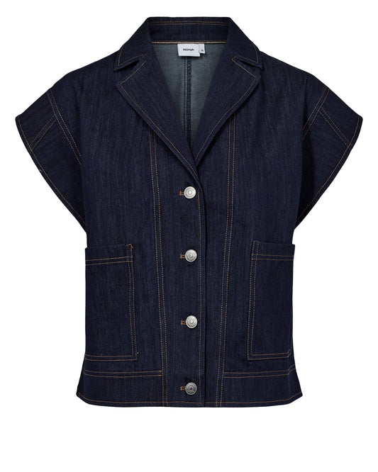 Nuchiku Dark Blue Denim Waistcoat