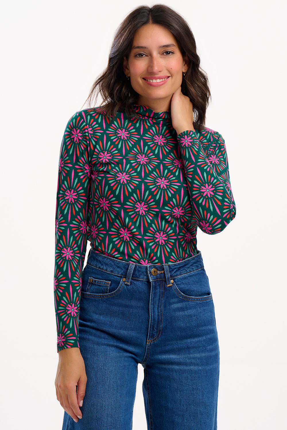 Annika Turtleneck Jersey top