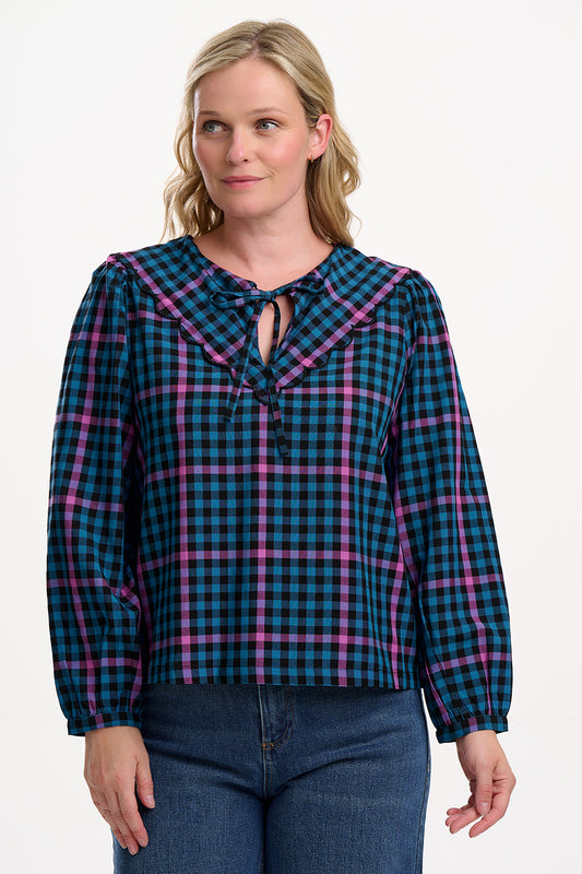 Nessie Scallop Collar Blouse